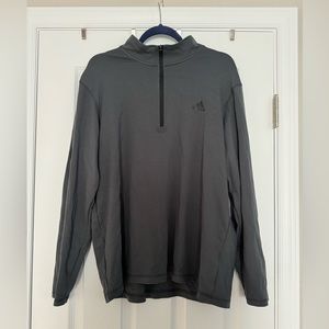 Adidas Golf 1/4 Zip. Dark grey size XL